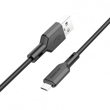 Кабель BOROFONE BX70 Micro USB 2.4A 1m (черный)