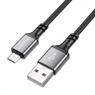 Кабель BOROFONE BX83 Micro USB 2.4A 1m (черный)