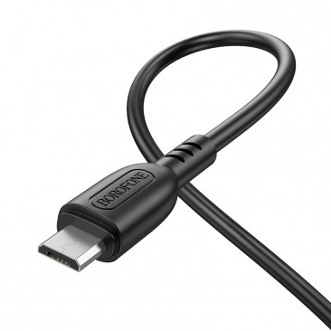 Кабель BOROFONE BX91 Micro USB 1.0m 2.4A (черный)