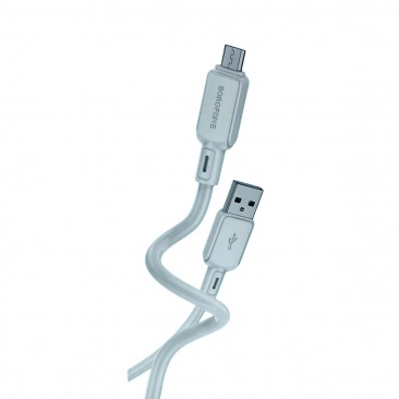 Кабель BOROFONE BX94 Micro USB 2.4A 1m (белый)