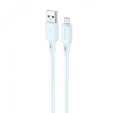 Кабель BOROFONE BX94 Micro USB 2.4A 1m (голубой)