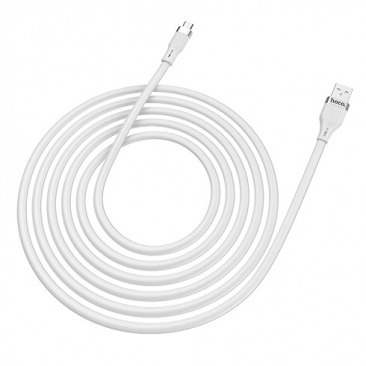 Кабель Hoco U72 Micro USB 2,4A 1,2m (белый)