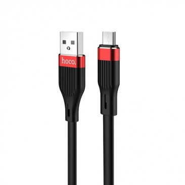 Кабель Hoco U72 Micro USB 2,4A 1,2m (черный)