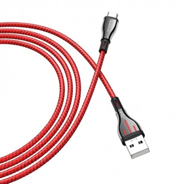 Кабель BOROFONE BU23 TYPE-C USB 3A 1.2m (красный)