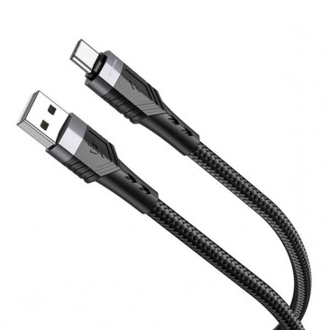 Кабель BOROFONE BU35 TYPE - C USB 3A 1,2m (черный)