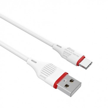 Кабель BOROFONE BX17 TYPE - C USB 8-pin 3A 1m (белый)