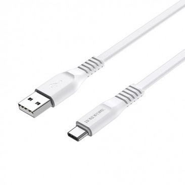 Кабель BOROFONE BX23 TYPE - C USB 1.0m 3A (белый)