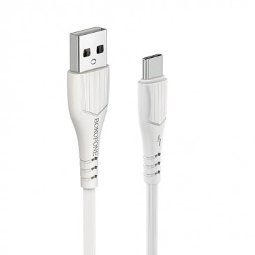 Кабель BOROFONE BX37 TYPE - C USB 8-pin 3A 1m (белый)