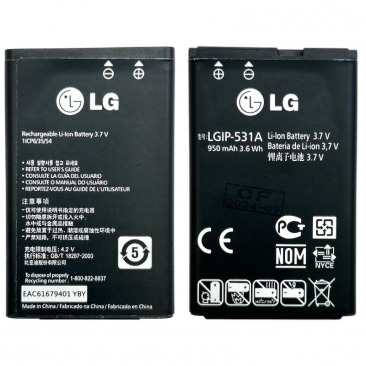 Аккумулятор для LG GM200, LGIP-531A, 950mAh