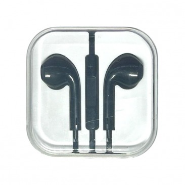 Наушники EarPods 3.5 мм с микрофоном (черный)