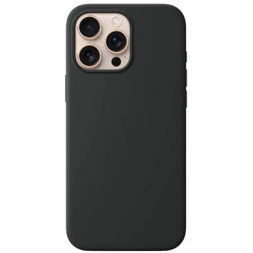 Чехол для iPhone 16 Pro Max MagSafe Silicone Case 1:1 (закрытый низ) черный
