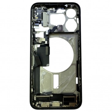 Средняя часть (корпус) для iPhone 15 Pro Max со шлейфами (Ростест) (натуральный титан) разбор, AASP