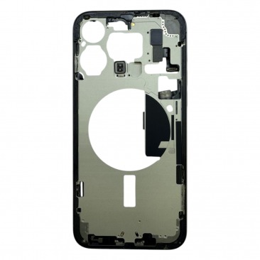 Средняя часть (корпус) для iPhone 15 Pro Max со шлейфами (Ростест) (натуральный титан) разбор, AASP
