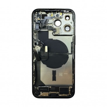 Корпус со шлейфами для iPhone 14 Pro Max (Ростест) (черный) разбор, AASP