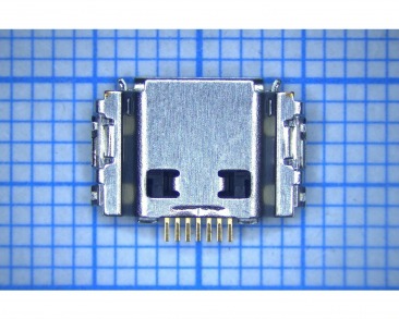 Системный разъем Micro USB для Samsung B7722, I5800, S5250, S5830, S5620, S7230, S5670, N7000, I9220, B5510, I8700, оригинал