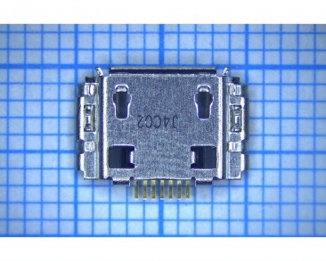 Системный разъем Micro USB для Samsung B7722, I5800, S5250, S5830, S5620, S7230, S5670, N7000, I9220, B5510, I8700, оригинал