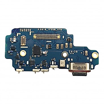 Плата для Samsung Galaxy S23 Ultra SM-S918 нижняя с системным разъемом OEM