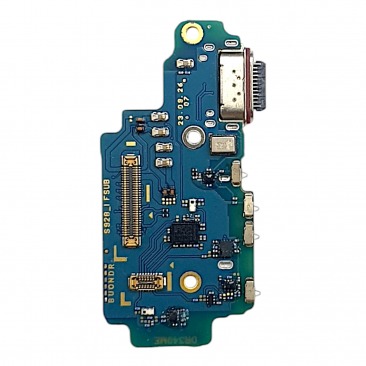 Шлейф / плата для Samsung Galaxy S24 Ultra SM-S928B + системный разъем + микрофон