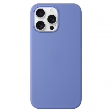 Чехол для iPhone 16 Pro Max MagSafe Silicone Case 1:1 (закрытый низ) небесно-синий