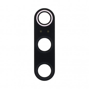 Стекло камеры для Xiaomi Redmi 9 без рамки черное