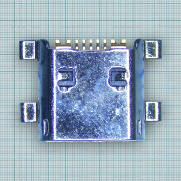 Системный разъем Micro USB для Samsung Galaxy S Duos GT-S7562