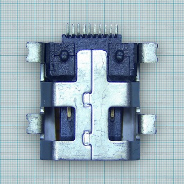 Системный разъем Micro V3 (10 Pin) (Pin ровный)