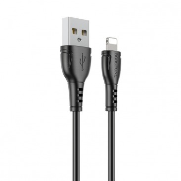 Кабель BOROFONE BX51 Lightning черный 1m 2.4A