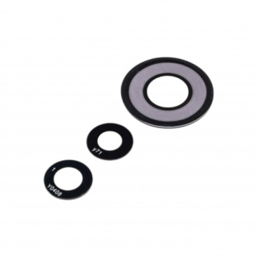 Стекло камеры для Xiaomi Mi 12 Pro без рамки черное