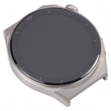 Дисплей для Huawei Watch GT 3 Pro (46 мм) в сборе с тачскрином в рамке черный OEM