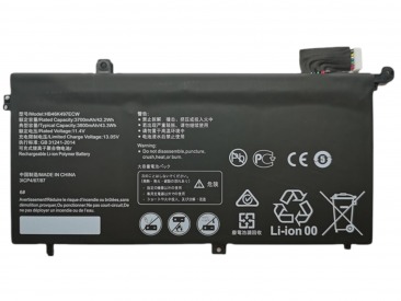 Аккумулятор для Huawei Honor Matebook D HB46K497ECW 42.2Wh, 3700mAh, 11.4V OR