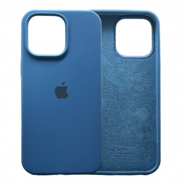 Чехол Apple iPhone 15 Pro Max Silicone Case (синий)