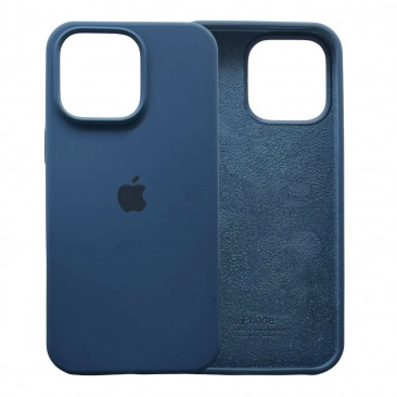 Чехол Apple iPhone 15 Silicone Case (темно-синий)