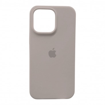 Чехол Apple iPhone 15 Pro Silicone Case (серо-бежевый)