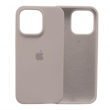 Чехол Apple iPhone 15 Pro Silicone Case (серо-бежевый)