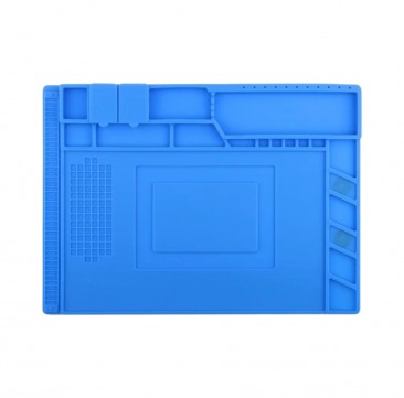 Коврик для радиомонтажных работ A-400 360mm*260mm (силиконовый, антистатический и термостойкий для пайки до 500С)