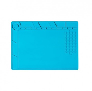 Коврик для радиомонтажных работ S-140 350mm*250mm (силиконовый, антистатический и термостойкий для пайки до 500С)