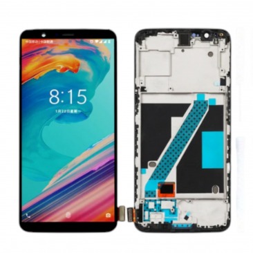 Дисплей для OnePlus 5T в рамке тачскрин черный OR
