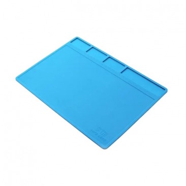 Коврик для радиомонтажных работ S-110 280mm*200mm  (силиконовый, антистатический и термостойкий для пайки до 500С)