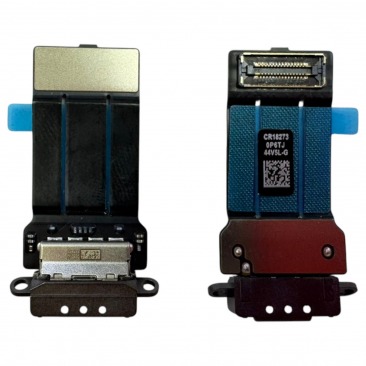 Шлейф для Apple iPad Mini 7 (2024) на системный разъем (черный) OEM