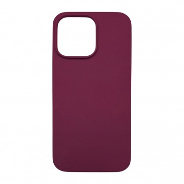 Чехол Apple iPhone 12 / 12 Pro Silicone Case (баклажан)