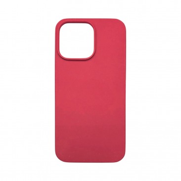 Чехол Apple iPhone 12 / 12 Pro Silicone Case №35 (красная фуксия)