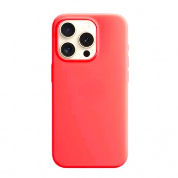 Чехол Apple iPhone 12 / 12 Pro Silicone Case (розовый-коралл)
