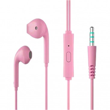 Наушники-вкладыши S-06 (розовый)