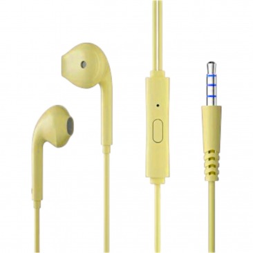 Наушники вакуумные S-03 (желтый)