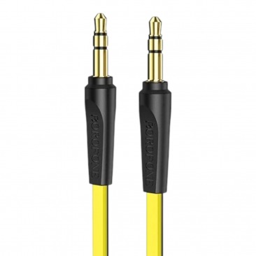 Кабель AUX BOROFONE BL6 3.5мм Jack на 3.5мм Jack, 1m (желто-черный)