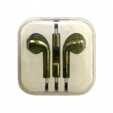 Наушники EarPods 3.5 мм с микрофоном глянцевый (черный)