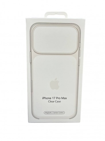 Чехол Apple iPhone 17 Pro Max Clear Case MagSafe 1:1 (прозрачный)