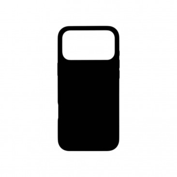 Чехол для iPhone 17 Pro MagSafe Silicone Case 1:1 (закрытый низ) черный