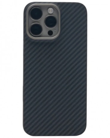 Чехол-накладка ультратонкий KZDOO Keivlar для iPhone 16 Pro Max (черный)