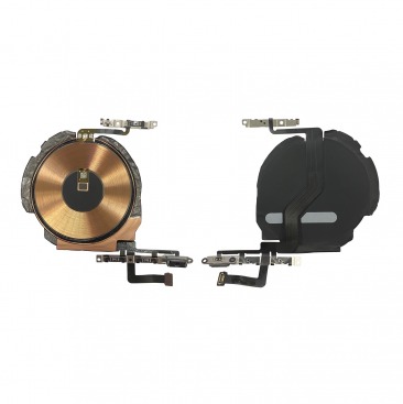 Шлейф для iPhone 12 mini с беспроводной зарядкой и кнопками громкости OEM